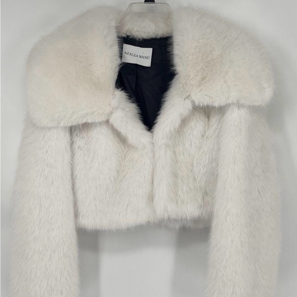 AZALEA WANG Cadence Faux Fur Jacket